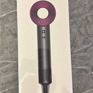 Dyson Hair Dryer with Gray and Pink Accents New Sealed